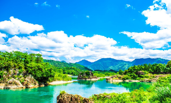 山水风光 青山绿水 自然风景