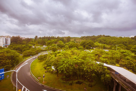 深圳龙岗爱南路匝道