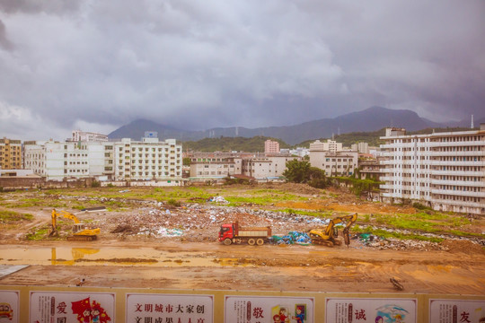 深圳龙岗线永湖站沿线