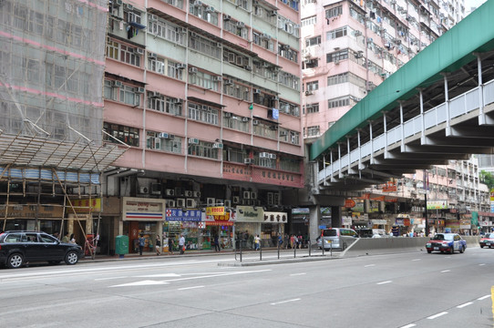 城市建筑 城市街道 城市街景