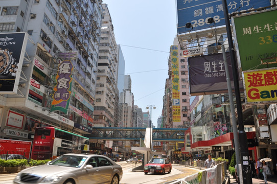 香港 香港街道 城市街道 中国