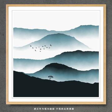 水墨山 水墨意境