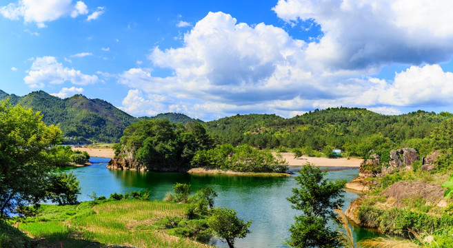 山水 楠溪江狮子岩