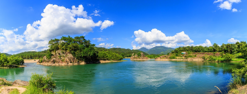 山水 楠溪江狮子岩