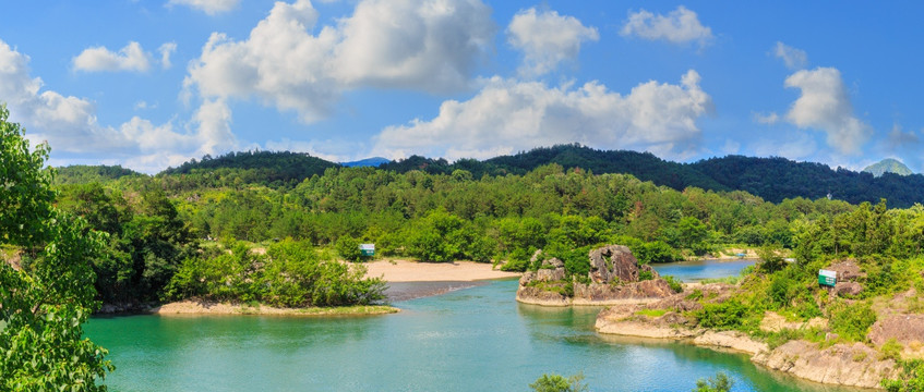 山水 楠溪江 狮子岩