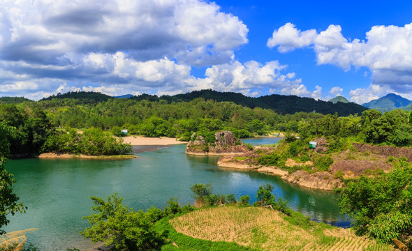 山水 楠溪江 狮子岩