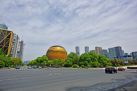 杭州街景 钱江新城