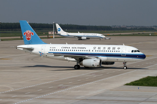 中国南方航空 飞机 沈阳机场