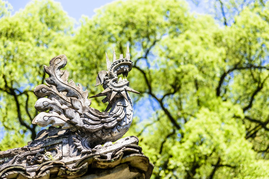 古村古院子门头装饰