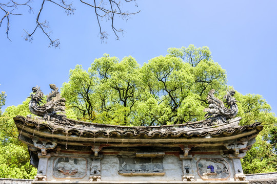 古村古院子门头装饰