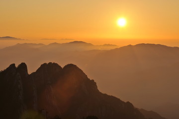 水墨黄山