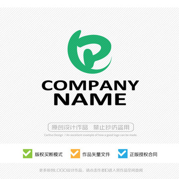 字母CP 字母PC LOGO