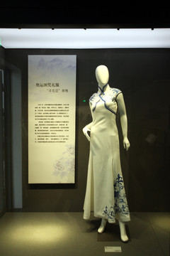 丝绸 丝绸博物馆 模特