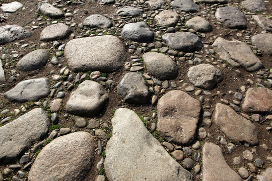 鹅卵石 石子路