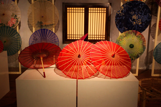 丝绸 丝绸博物馆 伞