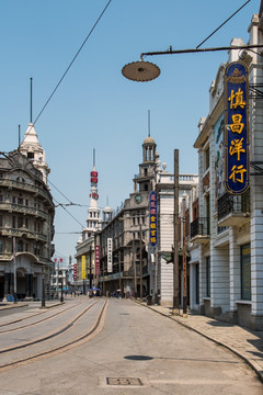 老上海街景 旧上海 车墩影视城