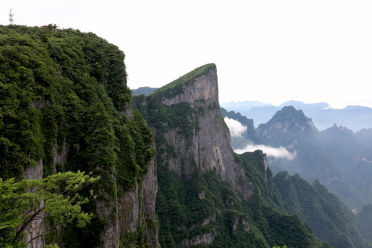 张家界天门山风景图