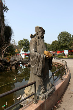 雕塑 杭州 财神