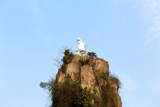雕塑 杭州 送子观音 观音