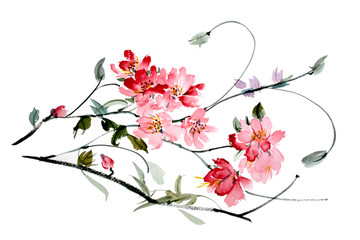 裝飾粉紅小花