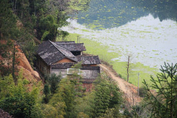 蕉岭风光 大角湖民居