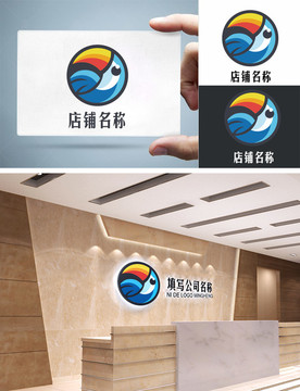 創(chuàng)意LOGO小鳥it科技服裝