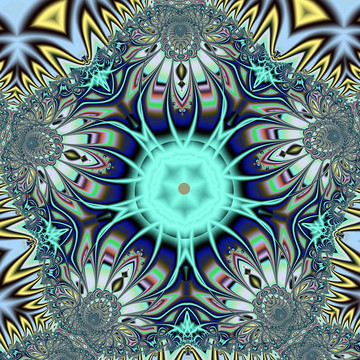 抽象立體印花花紋
