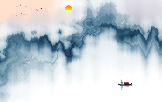 水墨山水