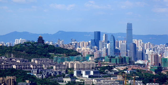 重庆江北区鸿恩寺和观音桥