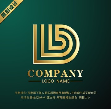 logo设计 D标志