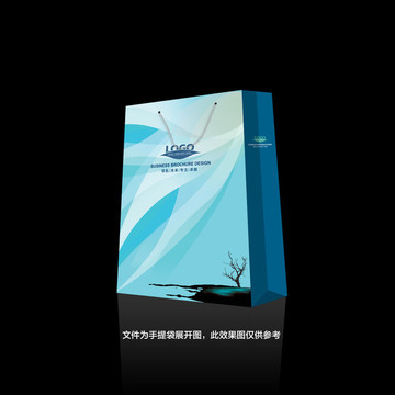 藍(lán)色拎袋