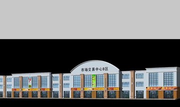 沿街網(wǎng)點效果圖