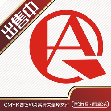 qa字母logo标志