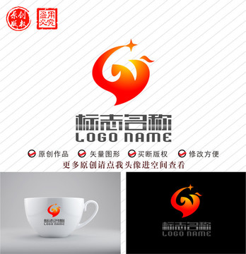 GY字母YG标志W飞鸟logo