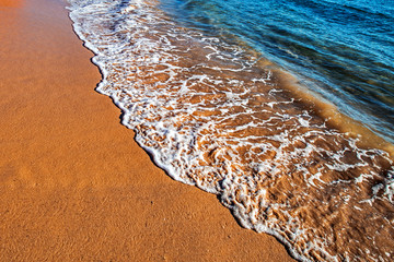 美丽海浪 夏威夷海滩夏日海滩