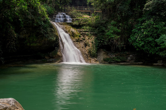 瀑布山水 瀑布风光