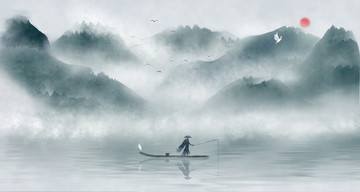 新中式山水畫(huà)