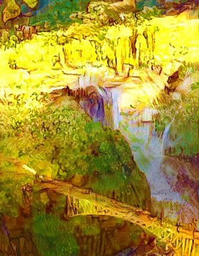 抽象印象派風(fēng)景畫油畫室內(nèi)裝飾畫