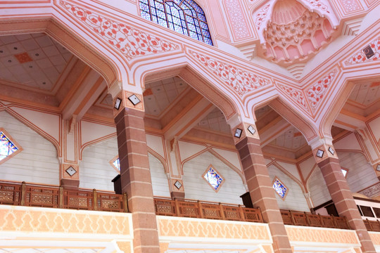 马来西亚 太子城清真寺内景