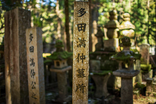 日本高野山多田满种墓所