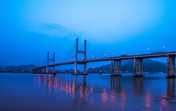 温州大桥夜景