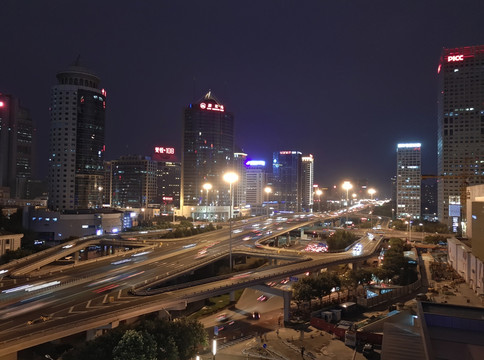 北京东三环夜景