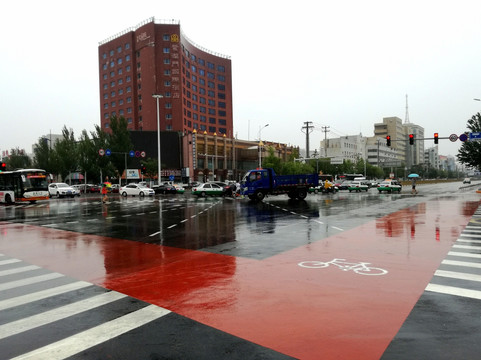 雨后的城市