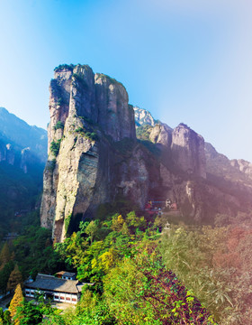 雁荡山北斗洞 壮观山景 奇峰