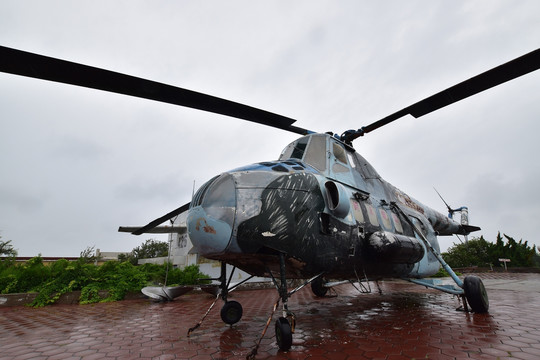 旅顺海军兵器馆 舰载直升机