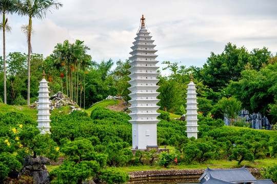 大理三塔 主题公园缩景