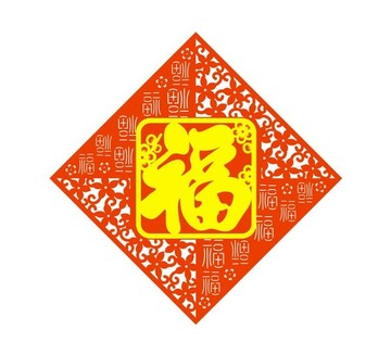 現代方形福貼