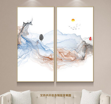 水墨山水畫(huà)