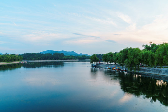 湖景风光