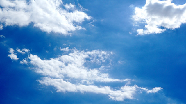蓝天白云摄影图